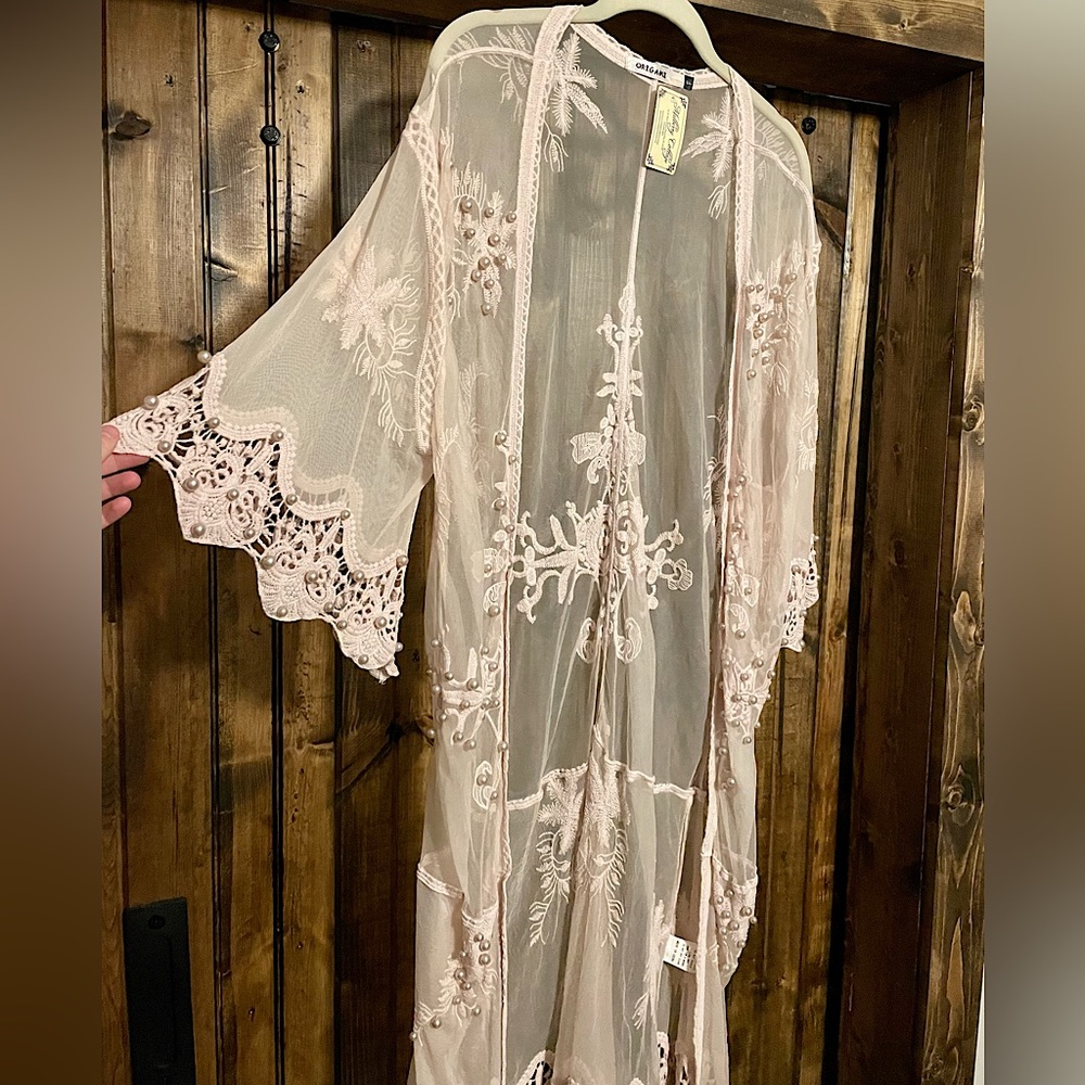 Boutique Light Pink Kimono